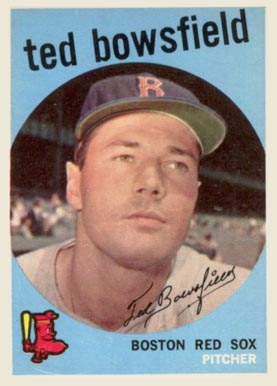 1959 Topps Ted Bowsfield #236 Baseball Card