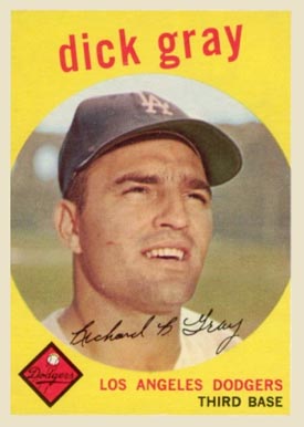 1959 Topps Dick Gray #244 Baseball Card