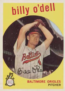 1959 Topps Billy O'Dell #250 Baseball Card