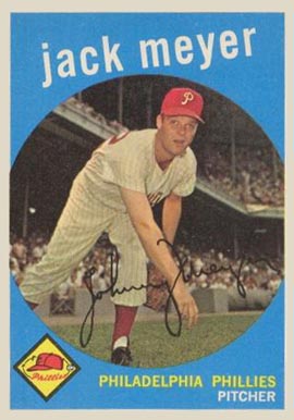 1959 Topps Jack Meyer #269 Baseball Card