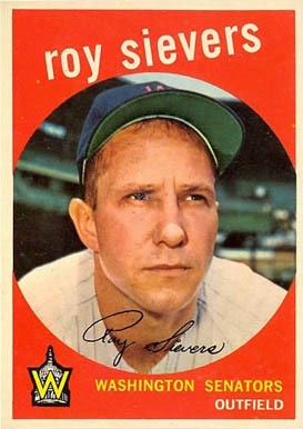1959 Topps Roy Sievers #340 Baseball Card - 65003