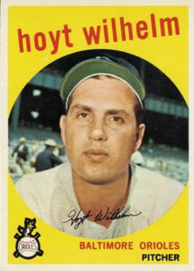 1959 Topps Hoyt Wilhelm #349 Baseball Card