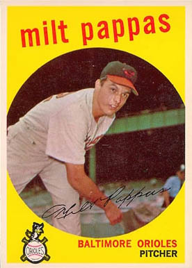 1959 Topps Milt Pappas #391 Baseball Card