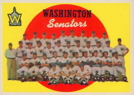 1959 Topps Washington Senators #397 Baseball Card