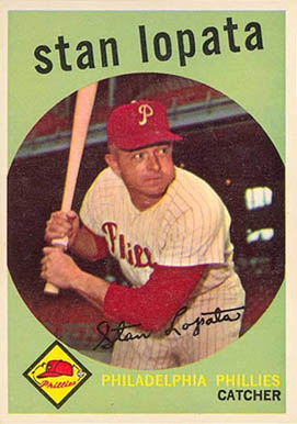 1959 Topps Stan Lopata #412 Baseball Card