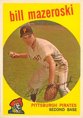 1959 Topps Bill Mazeroski #415 Baseball Card
