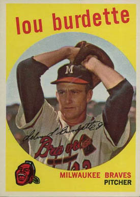 1959 Topps Lou Burdette #440 Baseball Card