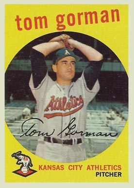 1959 Topps Tom Gorman #449 Baseball Card