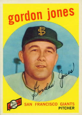 1959 Topps Gordon Jones #458 Baseball Card