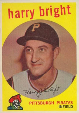 1959 Topps Harry Bright #523 Baseball Card