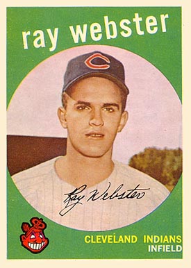 1959 Topps Ray Webster #531 Baseball Card
