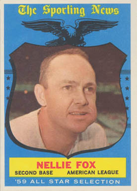 1959 Topps Nellie Fox #556 Baseball Card
