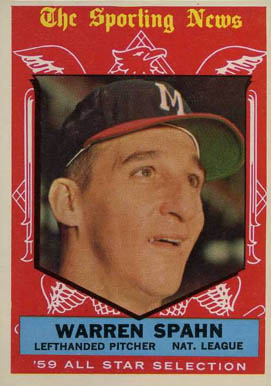 1959 Topps Warren Spahn #571 Baseball Card