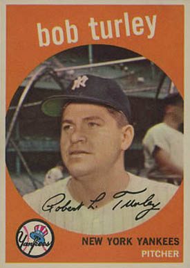 1959 Topps Bob Turley #60 Baseball Card