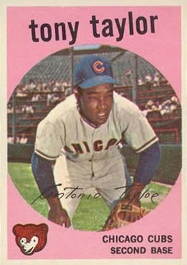 1959 Topps Tony Taylor #62 Baseball Card