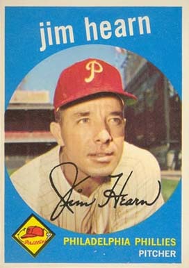 1959 Topps Jim Hearn #63 Baseball Card
