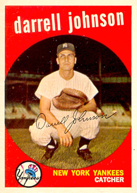 1959 Topps Darrell Johnson #533 Baseball Card