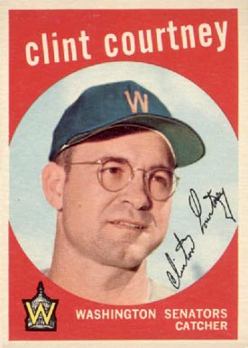 1959 Topps Clint Courtney #483 Baseball Card