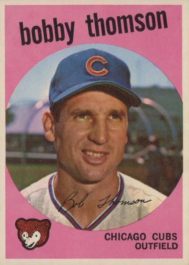 1959 Topps Bobby Thomson #429 Baseball Card