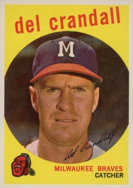 1959 Topps Del Crandall #425 Baseball Card