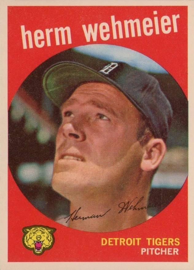 1959 Topps Herm Wehmeier #421 Baseball Card
