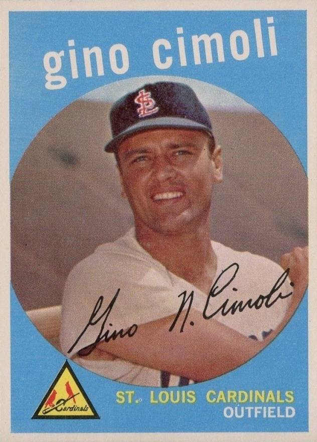 1959 Topps Gino Cimoli #418 Baseball Card