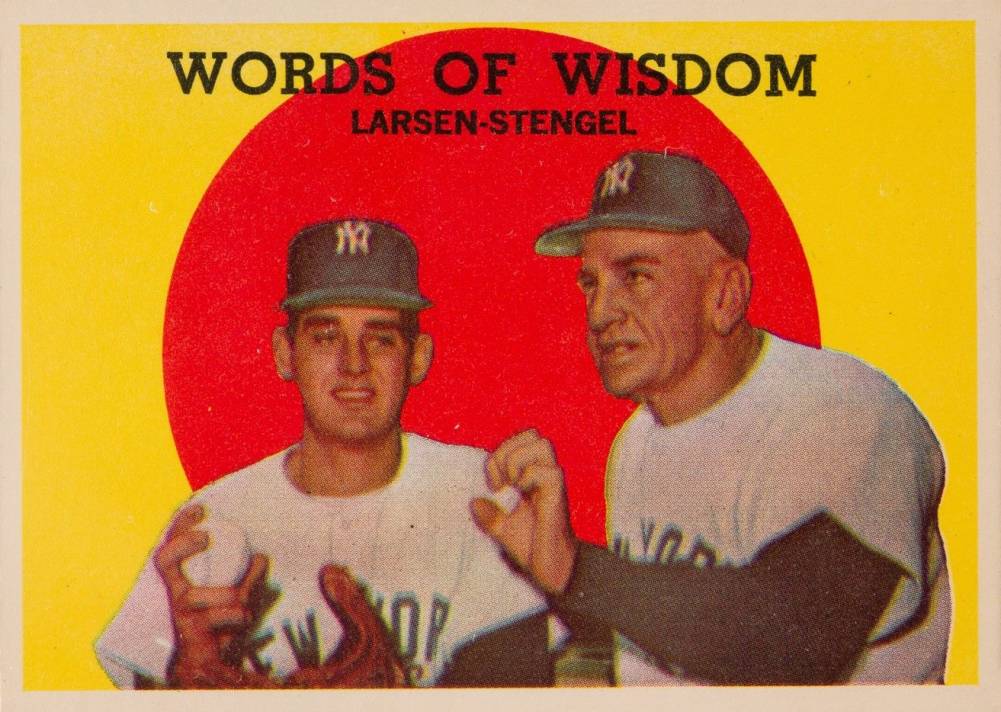 1959 Topps Words Of Wisdom #383 Baseball Card