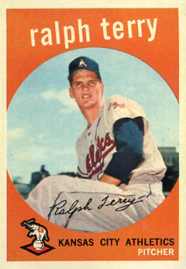 1959 Topps Ralph Terry #358 Baseball Card