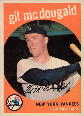 1959 Topps Gil McDougald #345 Baseball Card