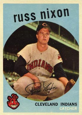 1959 Topps Russ Nixon #344 Baseball Card