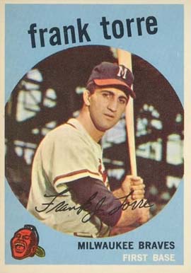 1959 Topps Frank Torre #65 Baseball Card
