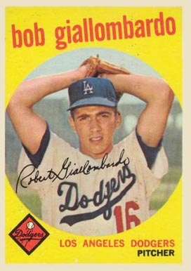 1959 Topps Bob Giallombardo #321n Baseball Card