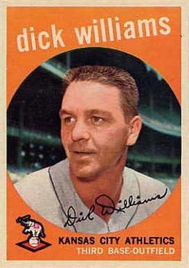 1959 Topps Dick Williams #292 Baseball Card