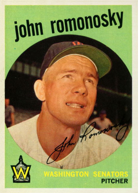 1959 Topps John Romonosky #267 Baseball Card
