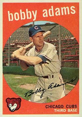 1959 Topps Bobby Adams #249 Baseball Card