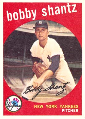 1959 Topps Bobby Shantz #222 Baseball Card