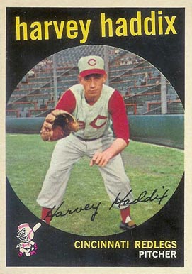 1959 Topps Harvey Haddix #184 Baseball Card