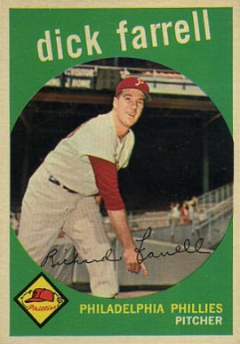 1959 Topps Dick Farrell #175 Baseball Card