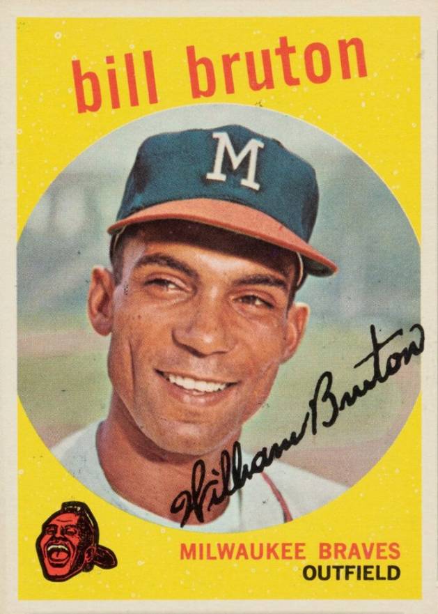 1959 Topps Bill Bruton #165 Baseball Card