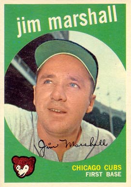 1959 Topps Jim Marshall #153 Baseball Card