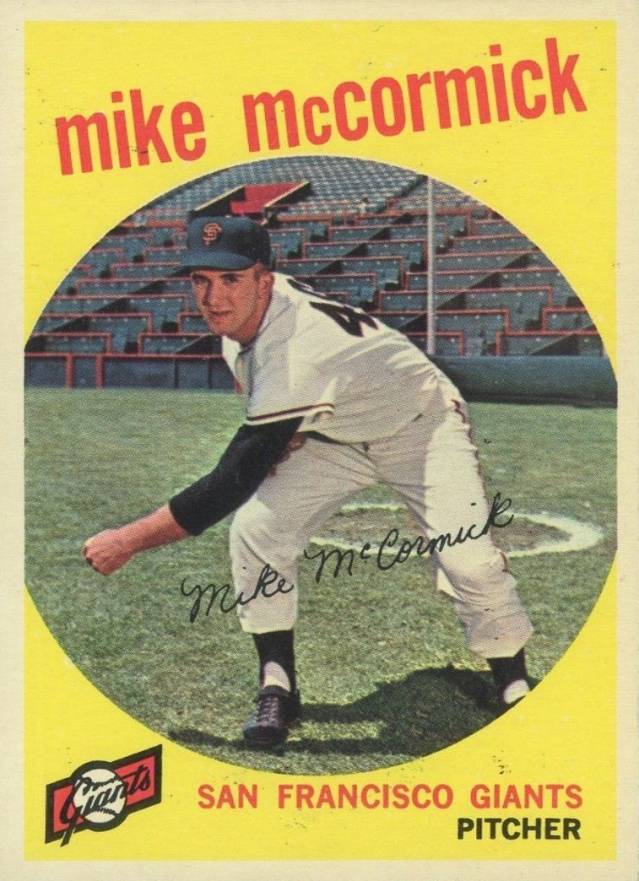 1959 Topps Mike McCormick #148 Baseball Card