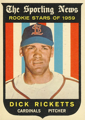 1959 Topps Dick Ricketts #137 Baseball Card