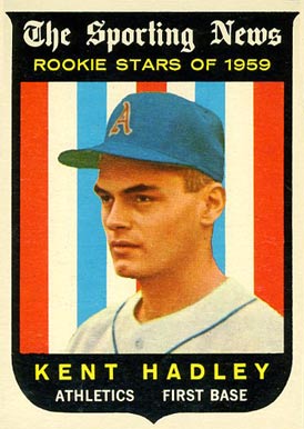 1959 Topps Kent Hadley #127 Baseball Card