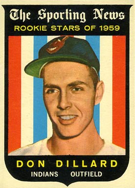 1959 Topps Don Dillard #123 Baseball Card