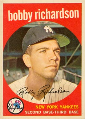 1959 Topps Bobby Richardson #76 Baseball Card