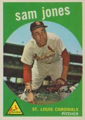 1959 Topps Sam Jones #75 Baseball Card