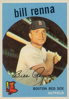 1959 Topps Bill Renna #72 Baseball Card