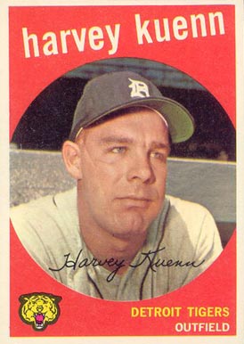 1959 Topps Harvey Kuenn #70 Baseball Card