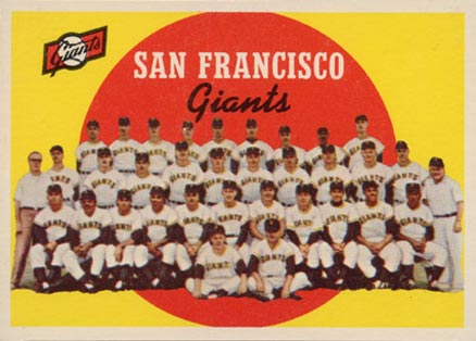 1959 Topps San Francisco Giants #69 Baseball Card