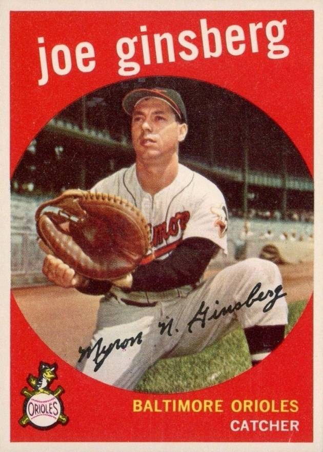 1959 Topps Joe Ginsberg #66 Baseball Card